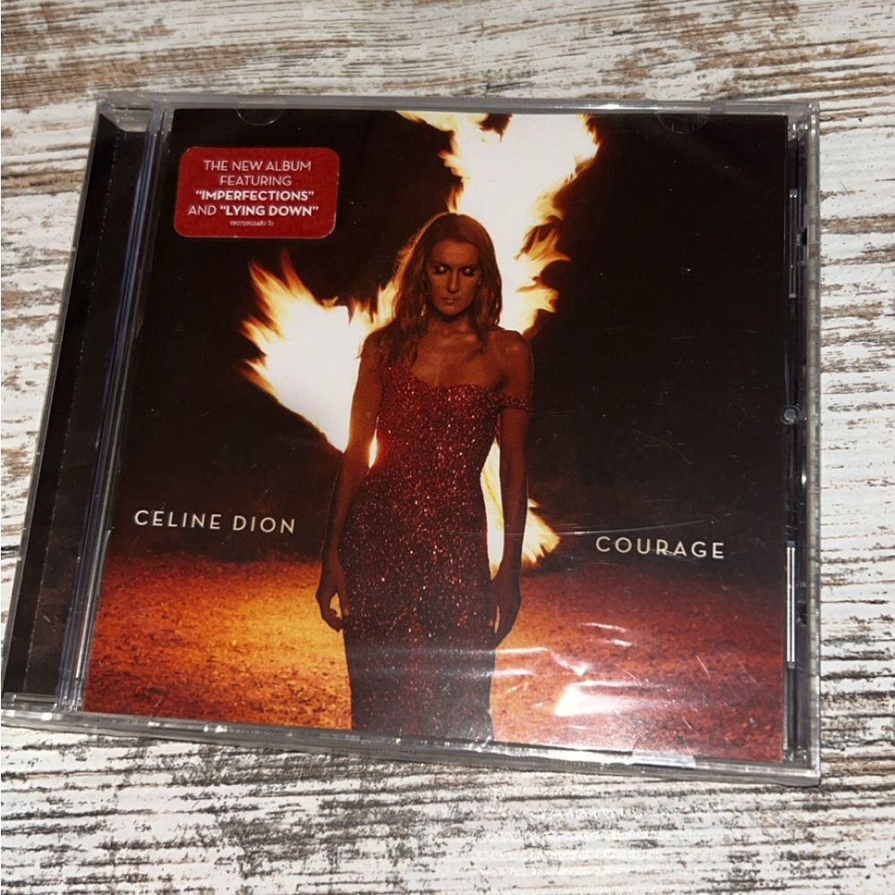 Celine Dion Courage CD - Red Cover